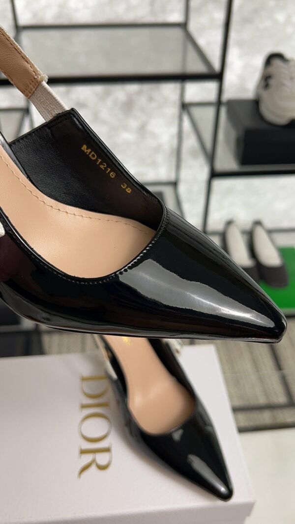 DIOR J'Adior Slingback Pump Black Patent Calfskin