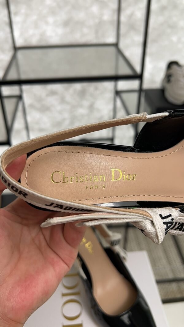 DIOR J'Adior Slingback Pump Black Patent Calfskin