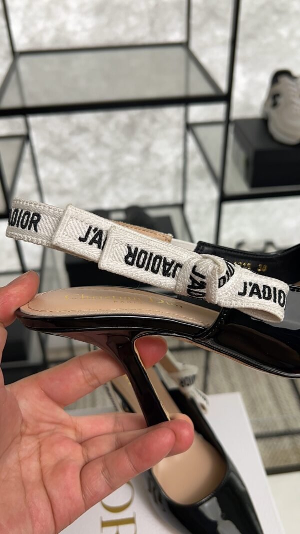 DIOR J'Adior Slingback Pump Black Patent Calfskin