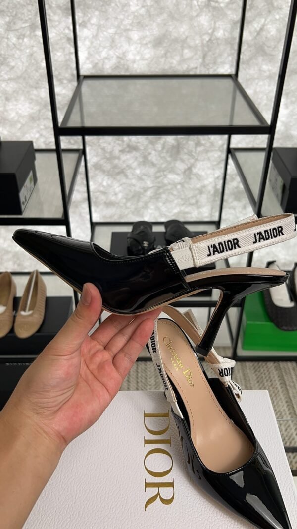 DIOR J'Adior Slingback Pump Black Patent Calfskin