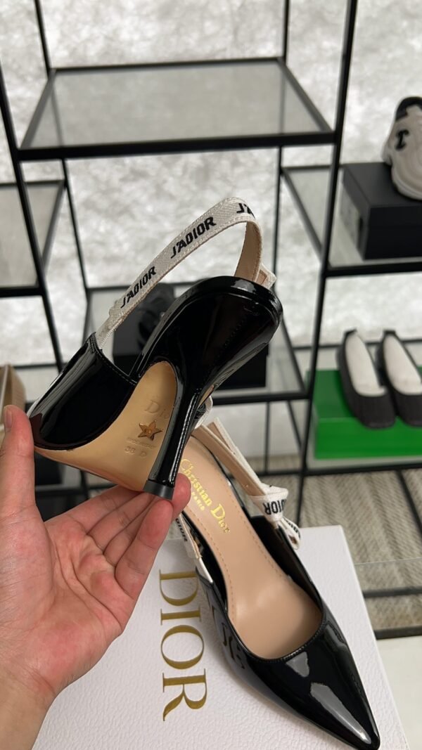 DIOR J'Adior Slingback Pump Black Patent Calfskin