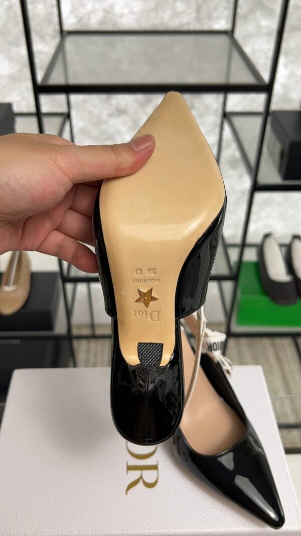 DIOR J'Adior Slingback Pump Black Patent Calfskin