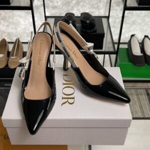 DIOR J'Adior Slingback Pump Black Patent Calfskin