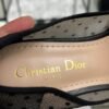 Dior Black Mesh And Canvas D Mary Jane Flats