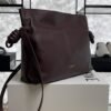 Loewe Medium Flamenco clutch Burgundy