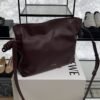 Loewe Medium Flamenco clutch Burgundy
