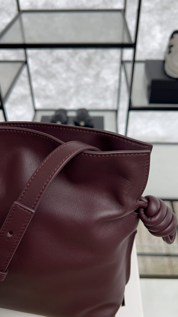 Loewe Medium Flamenco clutch Burgundy