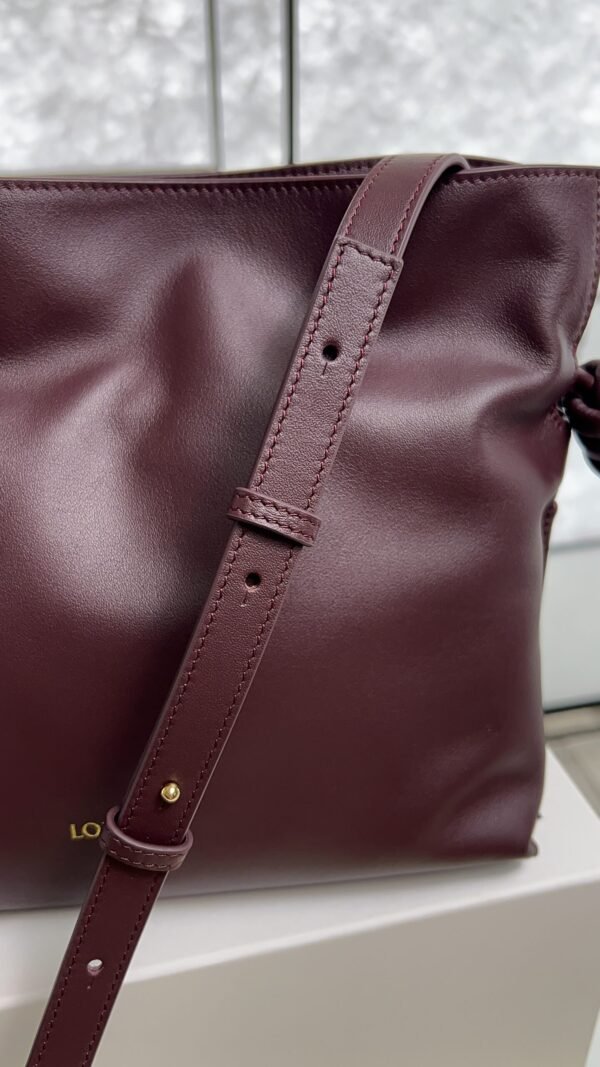 Loewe Medium Flamenco clutch Burgundy