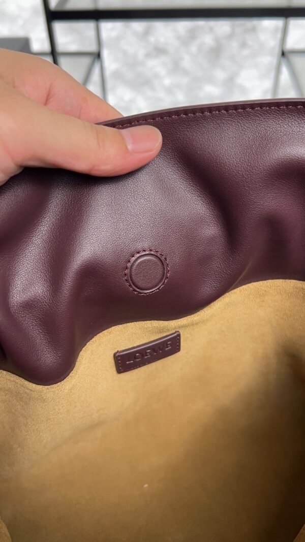 Loewe Medium Flamenco clutch Burgundy