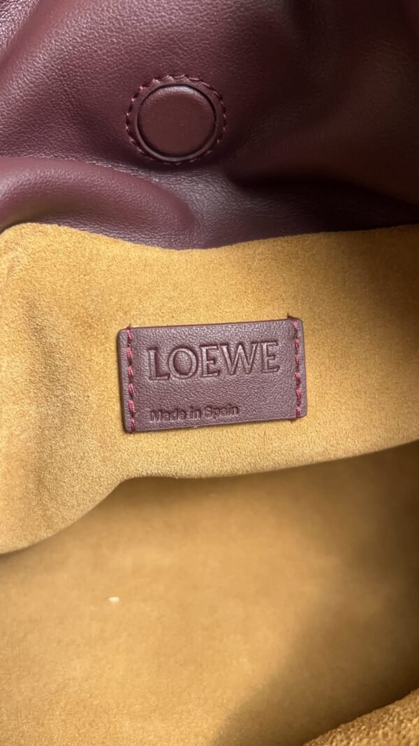 Loewe Medium Flamenco clutch Burgundy