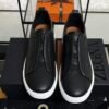 Zegna Triple Stitch Sneakers Men Black