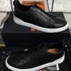 Zegna Triple Stitch Sneakers Men Black