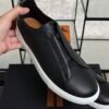 Zegna Triple Stitch Sneakers Men Black