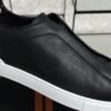 Zegna Triple Stitch Sneakers Men Black