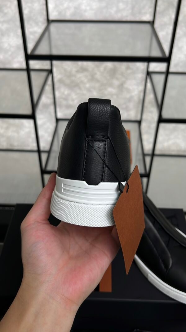Zegna Triple Stitch Sneakers Men Black