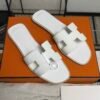 hermes oran sandlas White Epsom