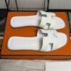 hermes oran sandlas White Epsom