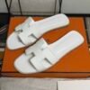 hermes oran sandlas White Epsom