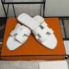 hermes oran sandlas White Epsom