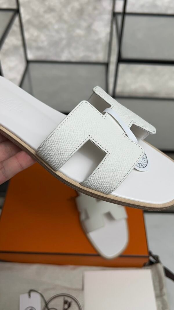 hermes oran sandlas White Epsom