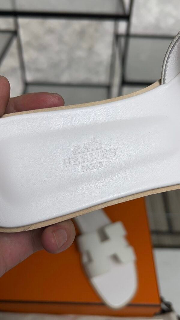 hermes oran sandlas White Epsom