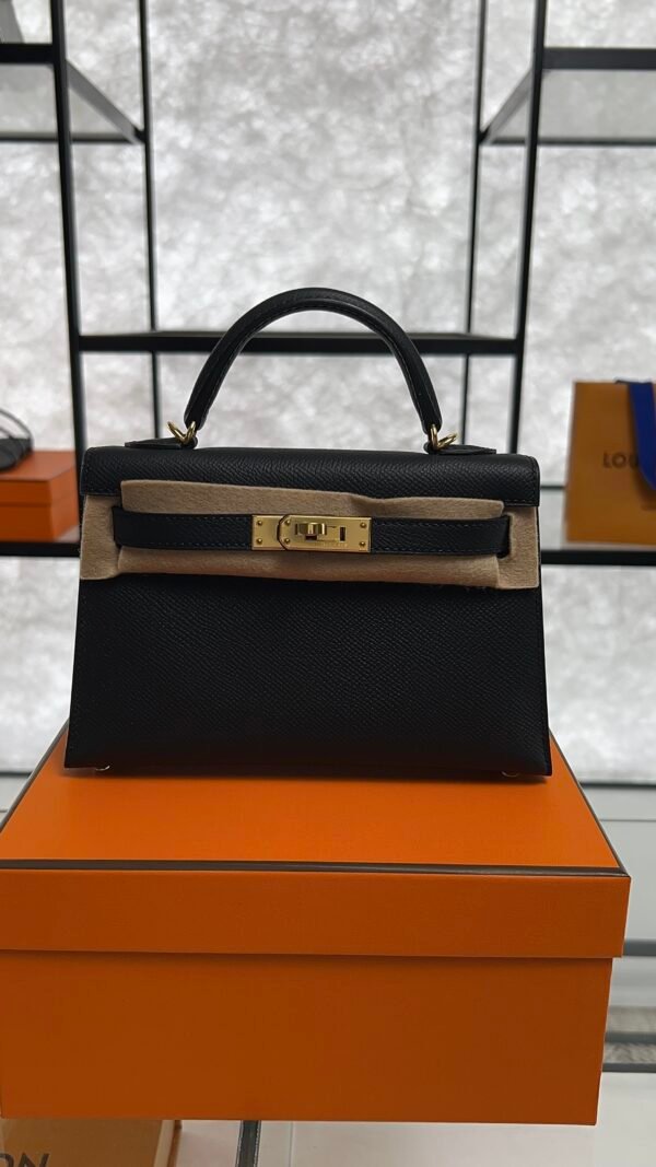 Hermès Mini Kelly 20 black Epsom