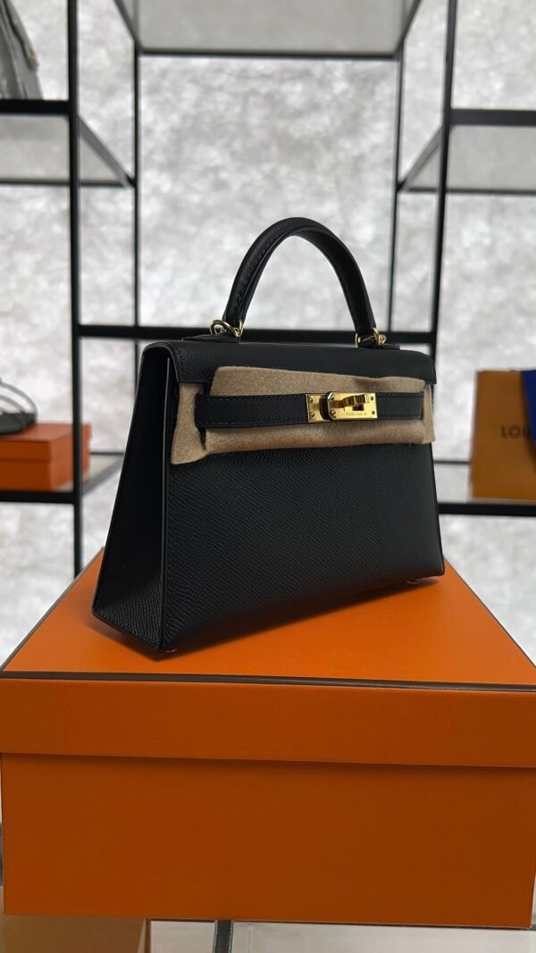 Hermès Mini Kelly 20 black Epsom