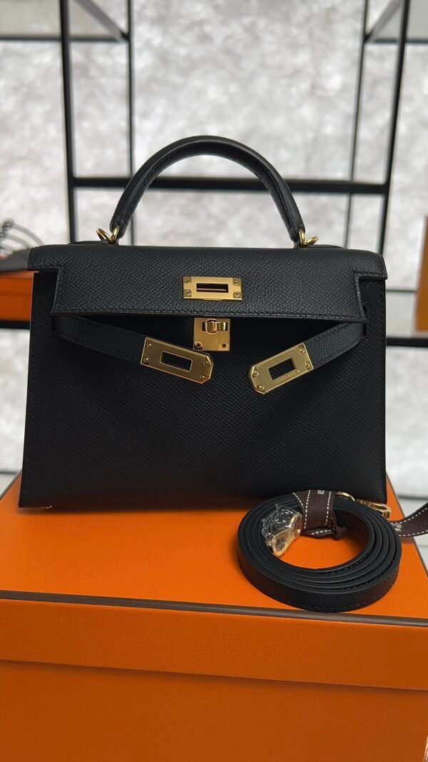 Hermès Mini Kelly 20 black Epsom