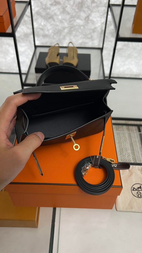 Hermès Mini Kelly 20 black Epsom