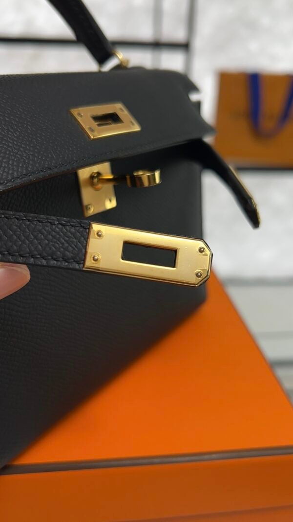 Hermès Mini Kelly 20 black Epsom