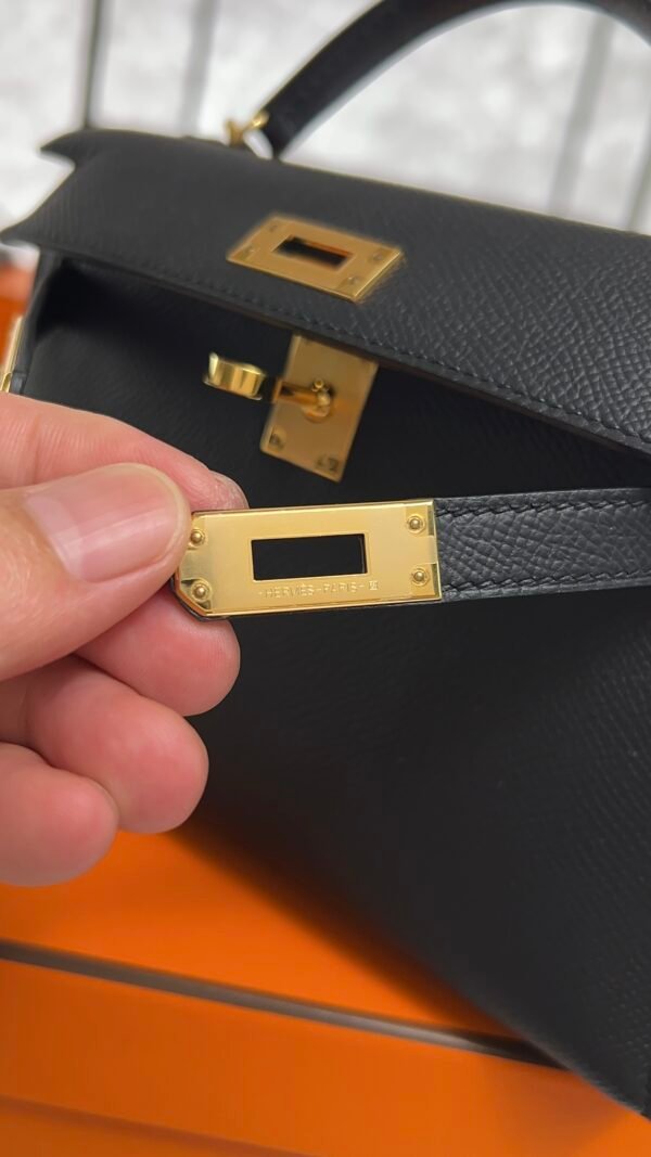 Hermès Mini Kelly 20 black Epsom
