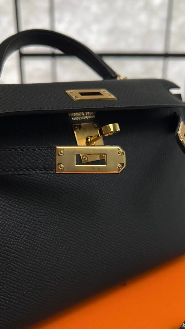 Hermès Mini Kelly 20 black Epsom