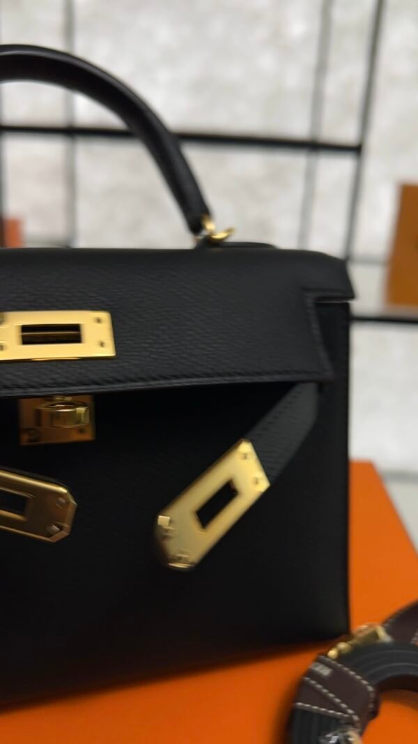Hermès Mini Kelly 20 black Epsom