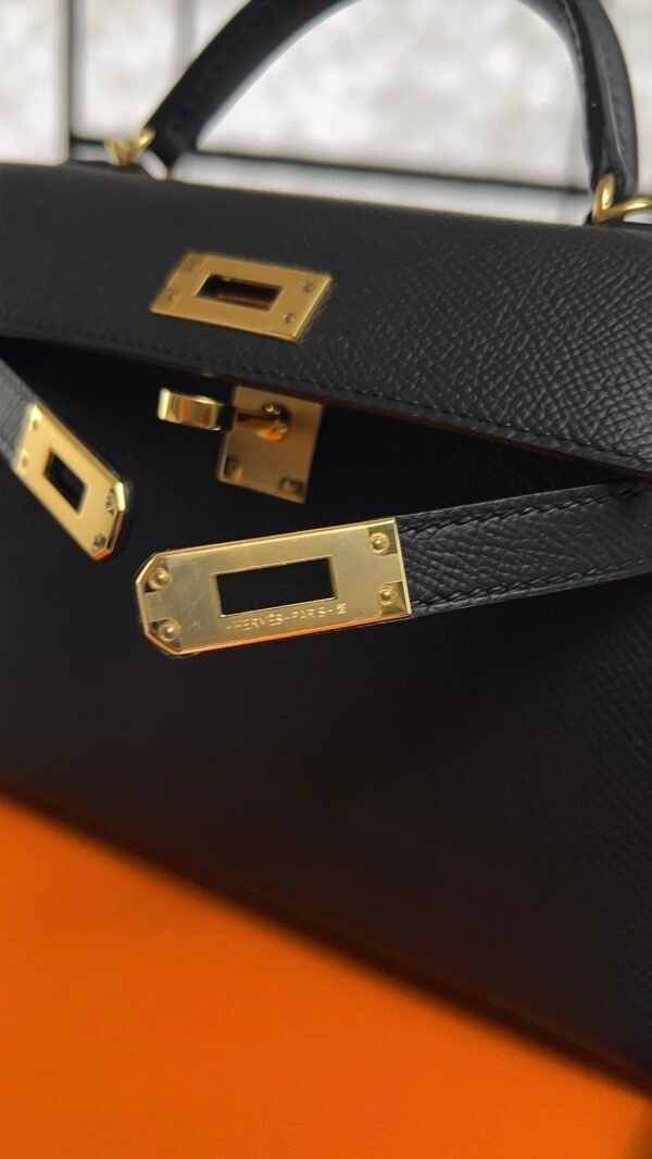 Hermès Mini Kelly 20 black Epsom