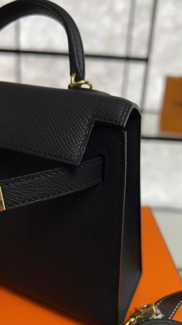 Hermès Mini Kelly 20 black Epsom