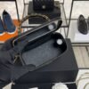 CHANEL Long Vanity with chain Grained Calfskin, Black