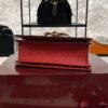 Gucci GG Supreme Monogram Small Queen Margaret Top Handle Bag Red