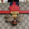 Gucci GG Supreme Monogram Small Queen Margaret Top Handle Bag Red