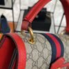 Gucci GG Supreme Monogram Small Queen Margaret Top Handle Bag Red