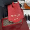 Gucci GG Supreme Monogram Small Queen Margaret Top Handle Bag Red