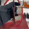 Gucci GG Supreme Monogram Small Queen Margaret Top Handle Bag Red