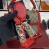 Gucci GG Supreme Monogram Small Queen Margaret Top Handle Bag Red