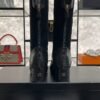 CHANEL High boots – Suede calfskin & lambskin, black