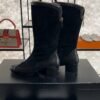 CHANEL High boots – Suede calfskin & lambskin, black