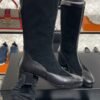 CHANEL High boots – Suede calfskin & lambskin, black