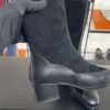 CHANEL High boots – Suede calfskin & lambskin, black