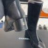 CHANEL High boots – Suede calfskin & lambskin, black