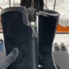 CHANEL High boots – Suede calfskin & lambskin, black