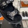 Chanel Black Dad Sandals