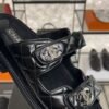 Chanel Black Dad Sandals